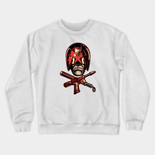 Dredd Helmet (Alt Print) Crewneck Sweatshirt